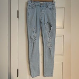 $5 ADD ON Levis free people 25 Waist 711 Jeans High-Waist Skinny Shorts‎ Pilcro